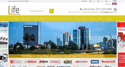 Desktop Screenshot of lifeseguridad.com